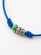 The Electric Blue Modern Cord Necklace