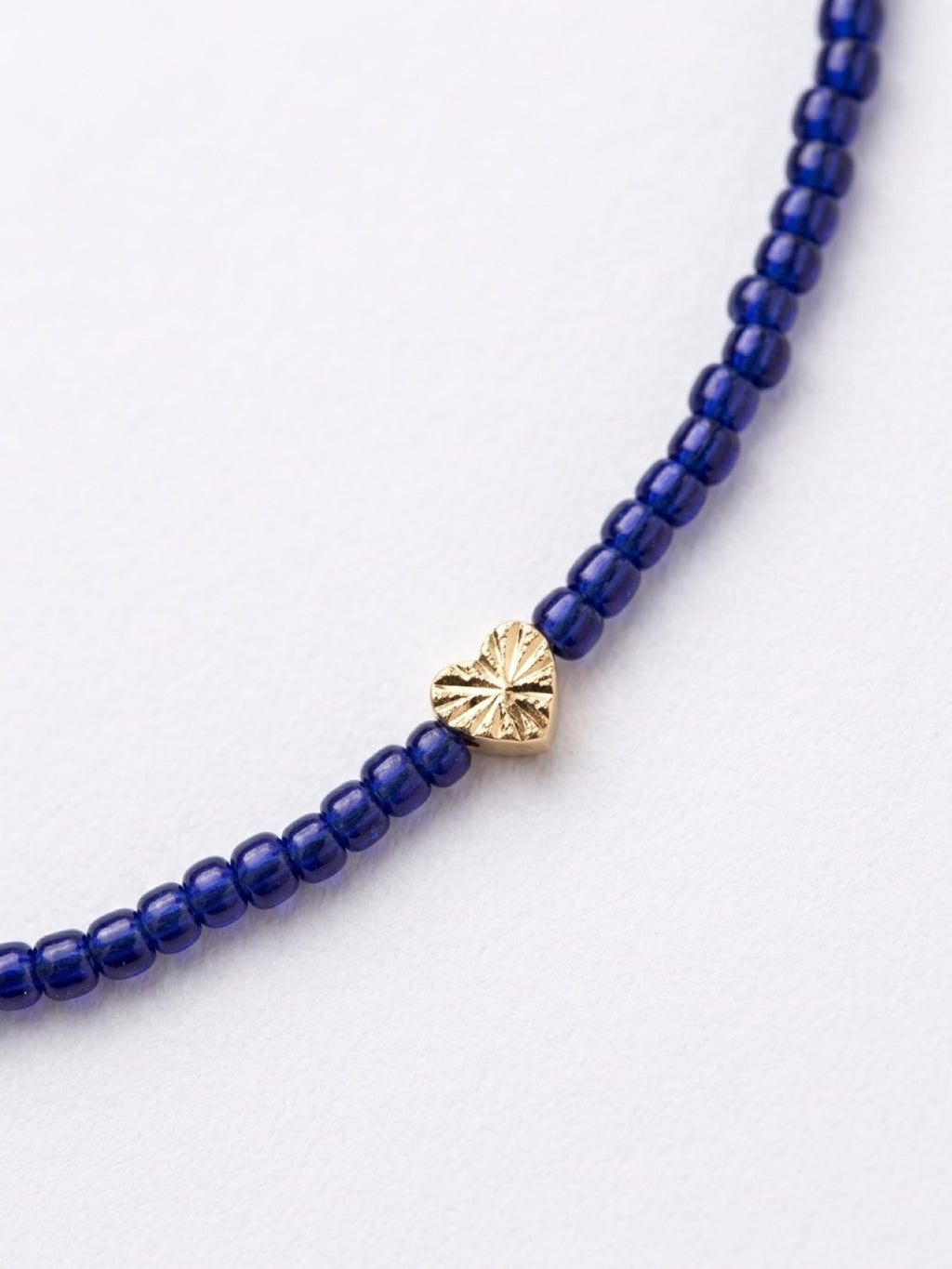 Navy Heart Necklace