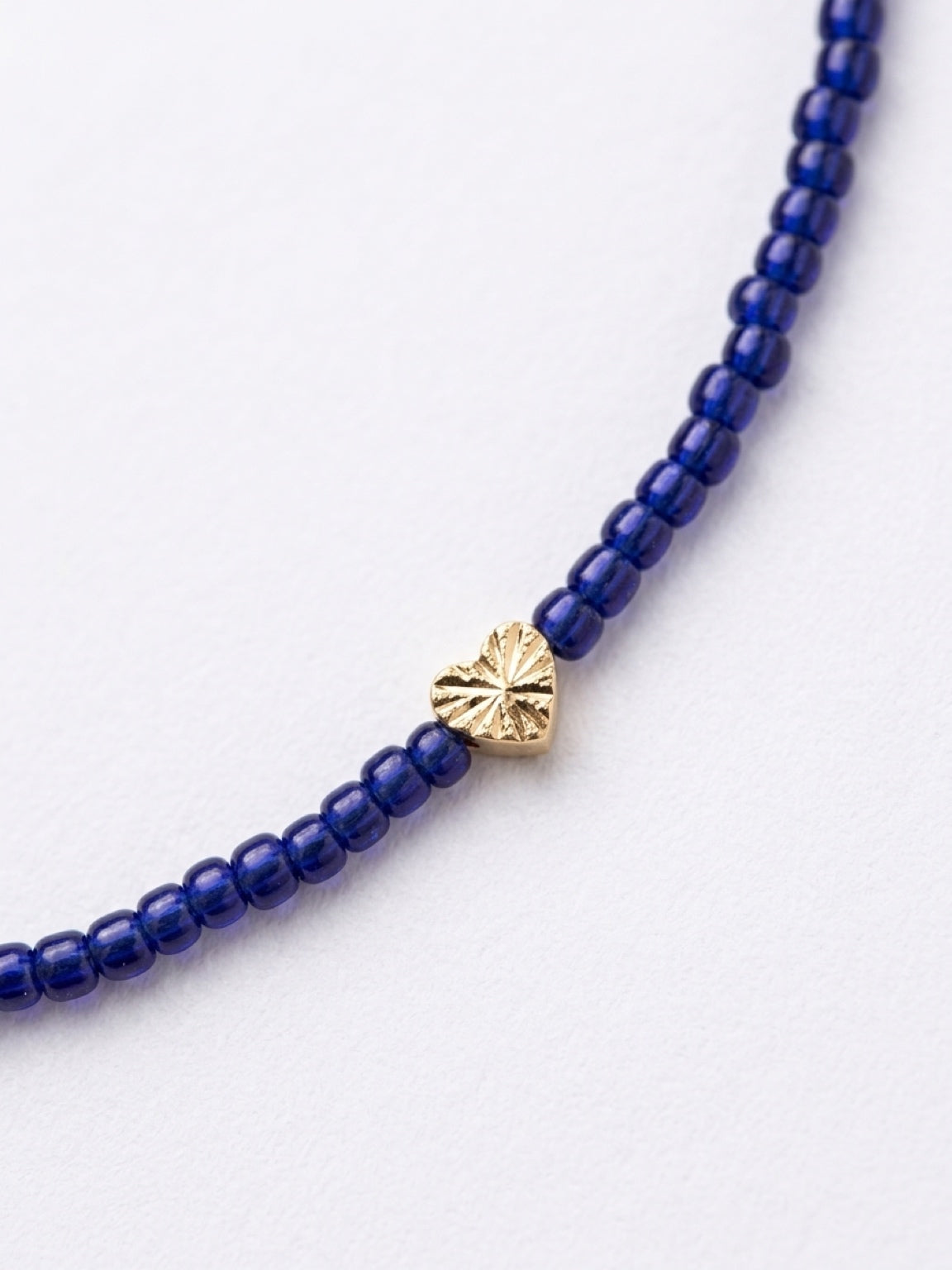 Navy Heart Necklace