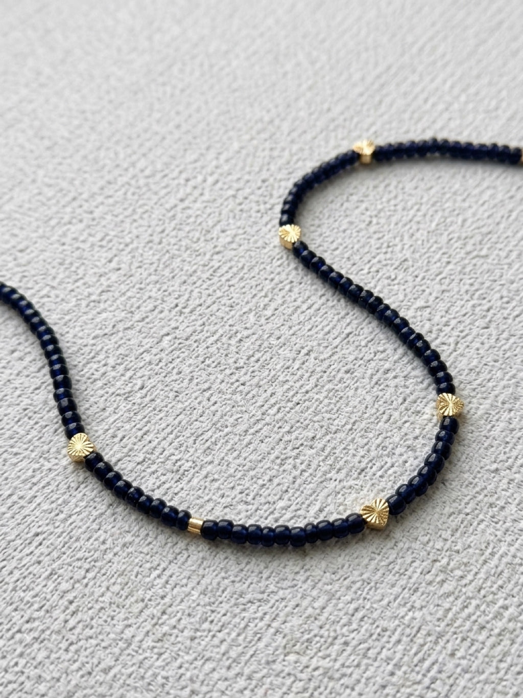 Navy Heart Necklace