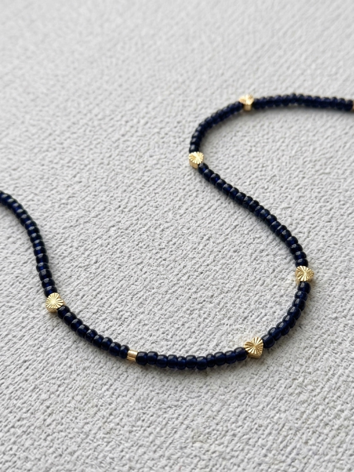 Navy Heart Necklace