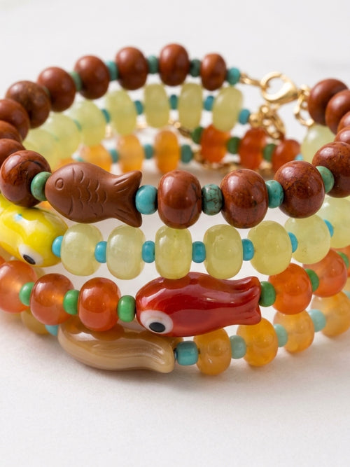 Fish Bead Bracelet (one bracelet per order)