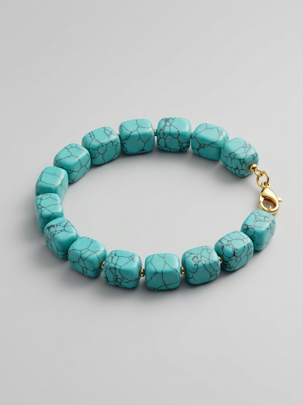 The Mojave Square Turquoise Bracelet