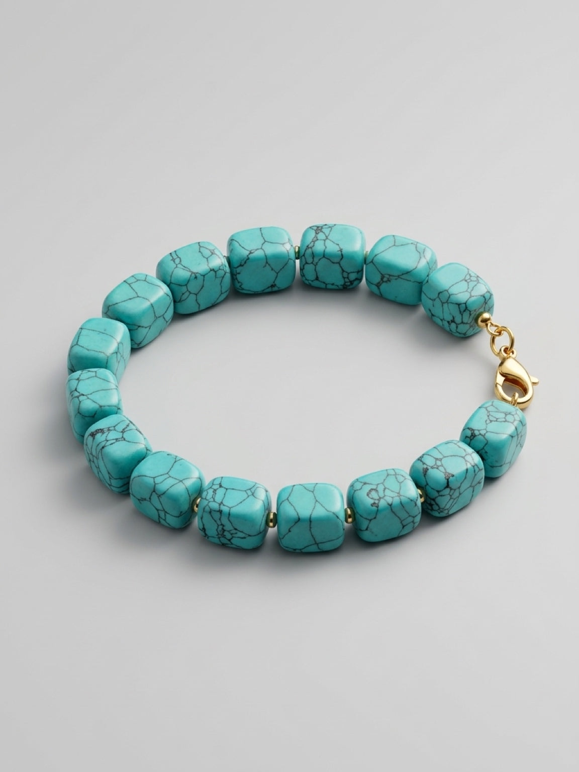 The Mojave Square Turquoise Bracelet