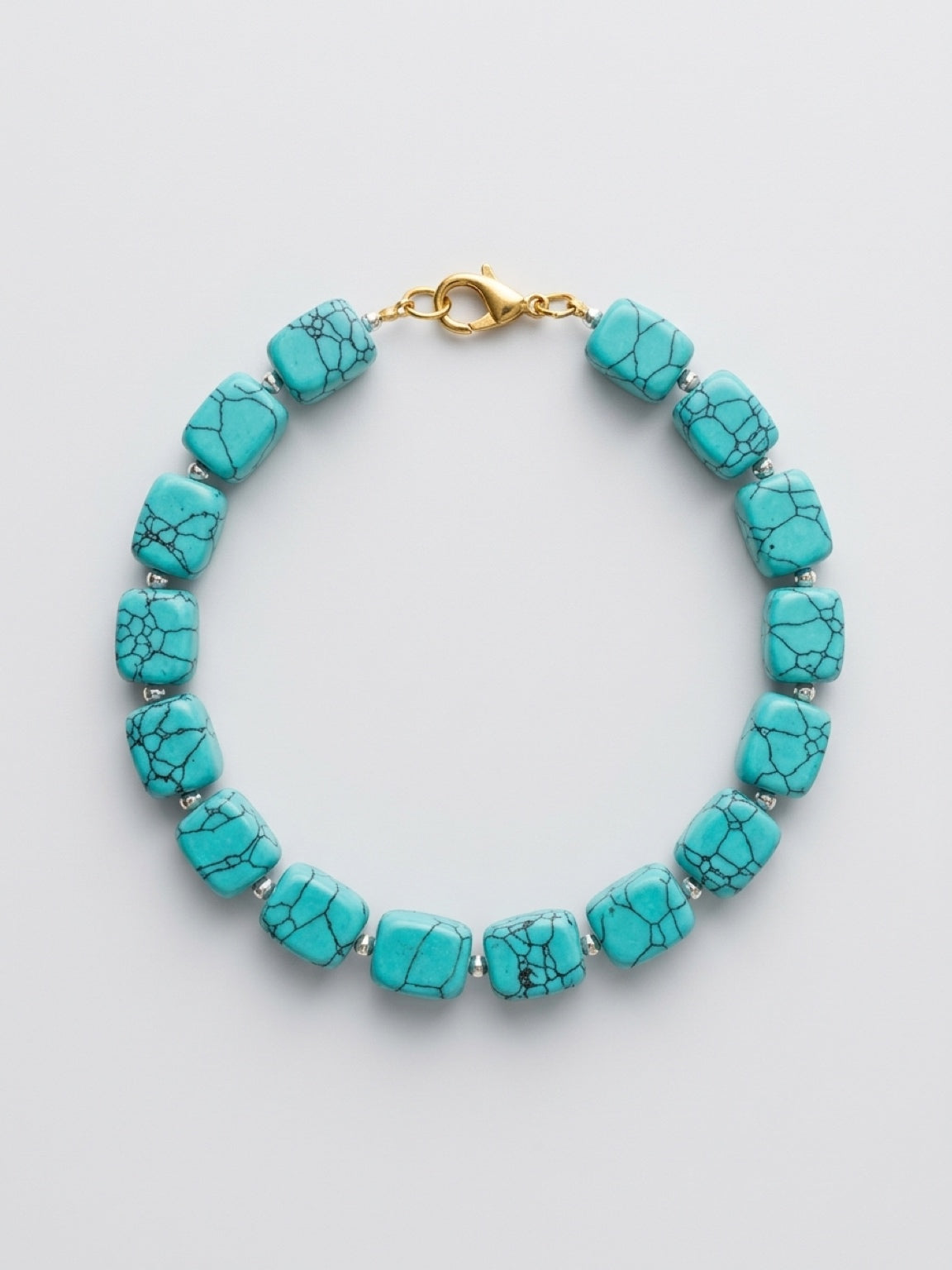 The Mojave Square Turquoise Bracelet