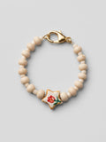 Hand-Painted Charm Beaded Bracelets