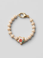 Hand-Painted Charm Beaded Bracelets