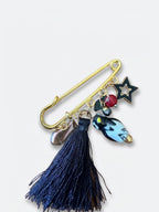Whimsical Charm Statement Safety Pin – Quirky Mix-and-Match Accessory for Sneakers, Bags, & Jackets