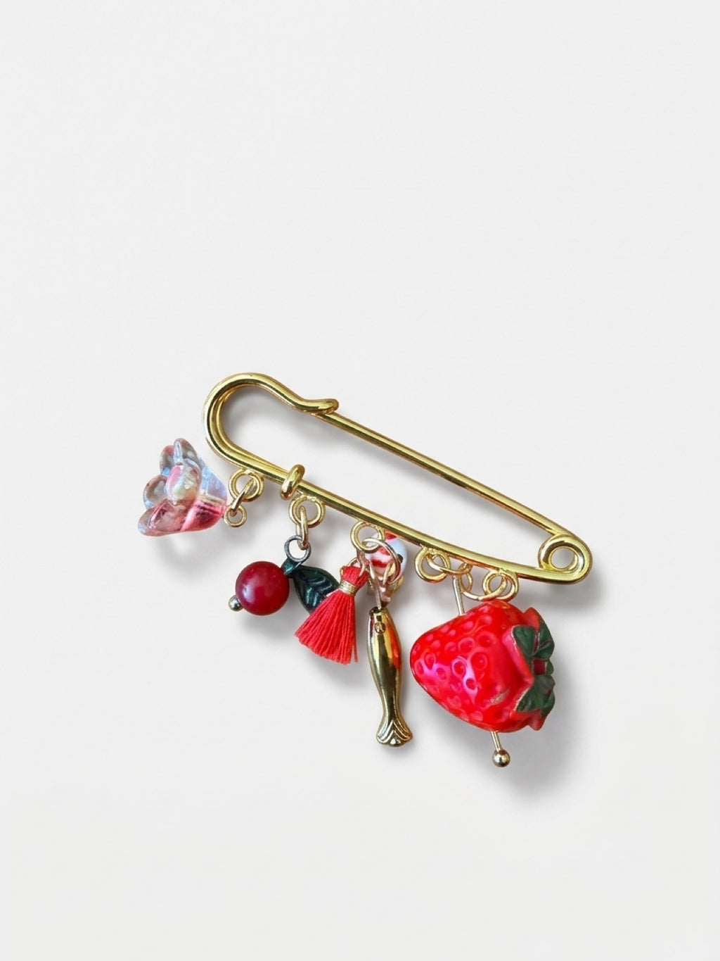 Whimsical Charm Statement Safety Pin – Quirky Mix-and-Match Accessory for Sneakers, Bags, & Jackets