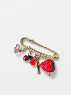 Whimsical Charm Statement Safety Pin – Quirky Mix-and-Match Accessory for Sneakers, Bags, & Jackets