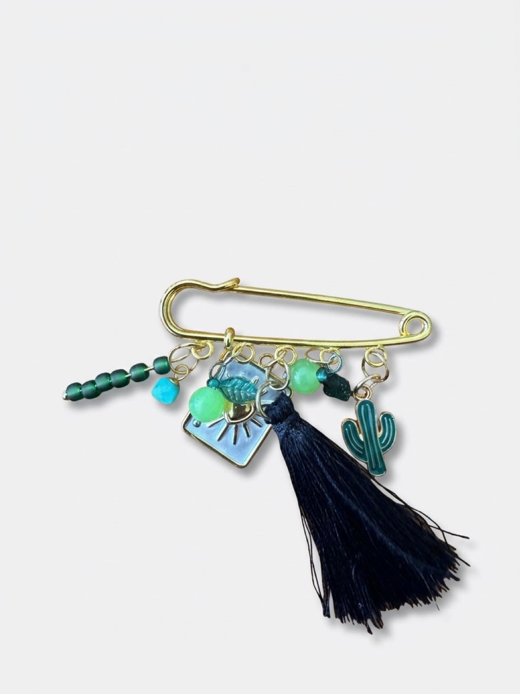 Whimsical Charm Statement Safety Pin – Quirky Mix-and-Match Accessory for Sneakers, Bags, & Jackets