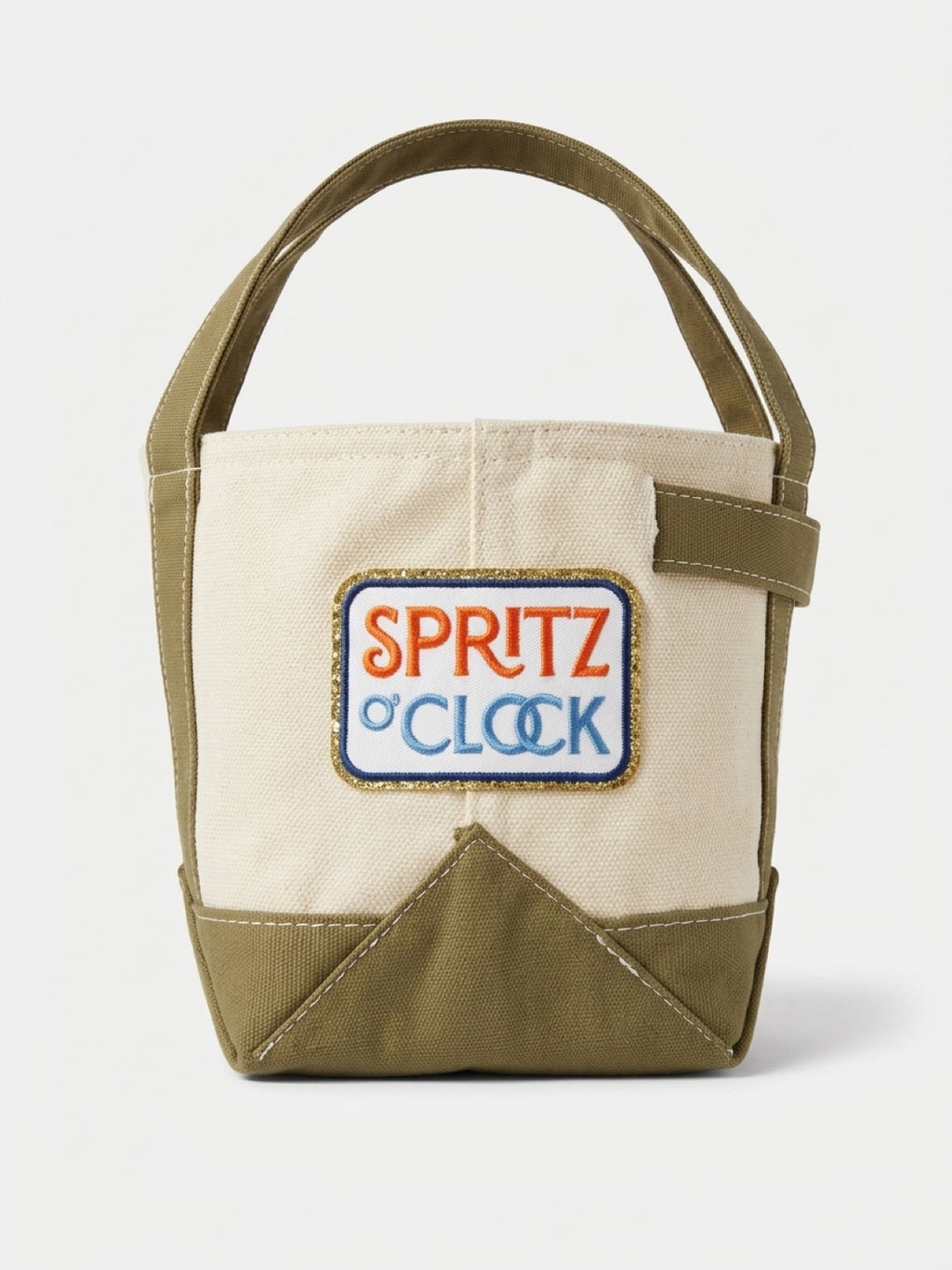 Take the Scenic Route Mini Tote — Patched Canvas Bag