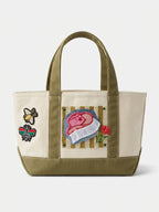 Take the Scenic Route Mini Tote — Patched Canvas Bag