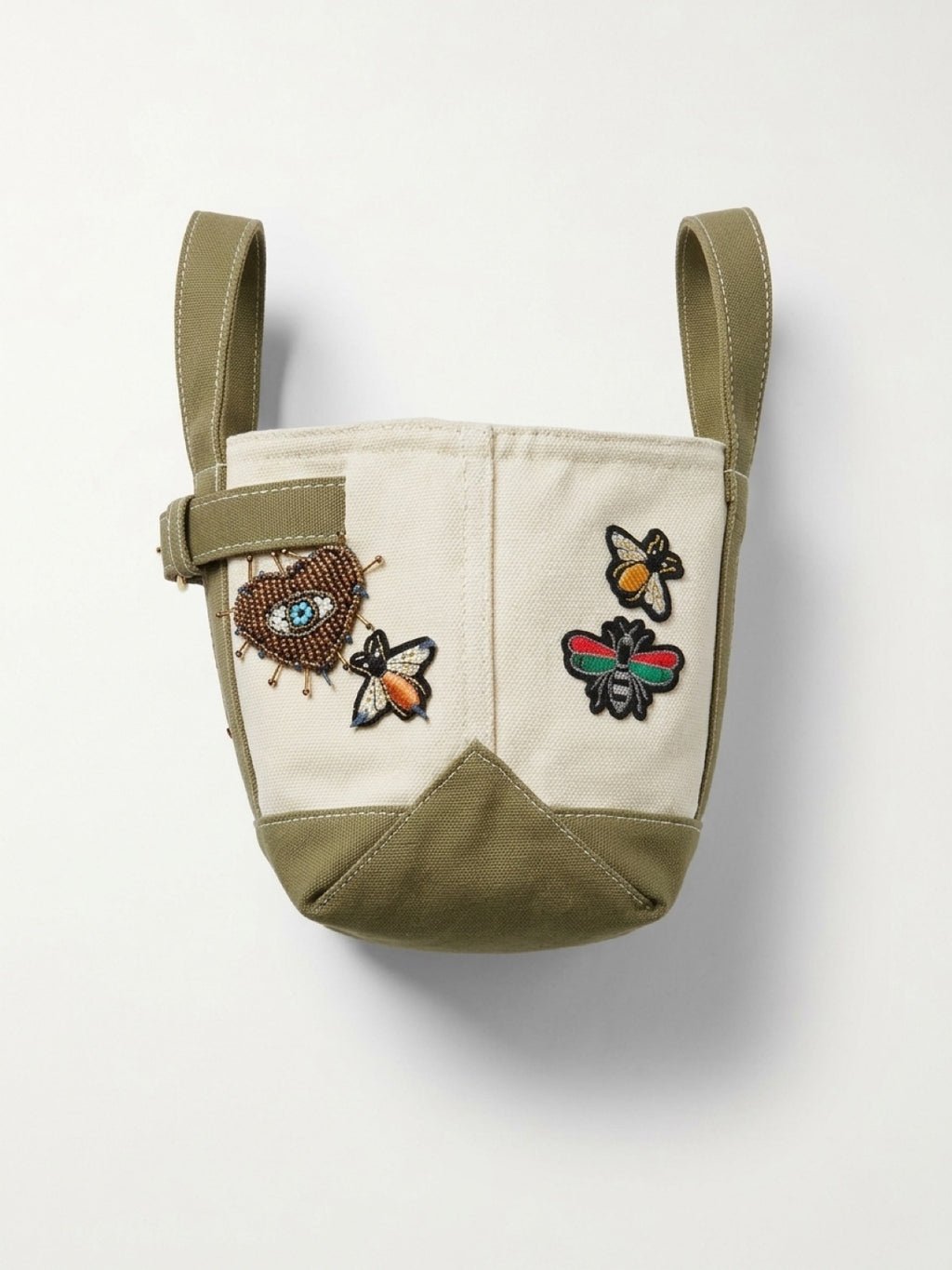 Take the Scenic Route Mini Tote — Patched Canvas Bag