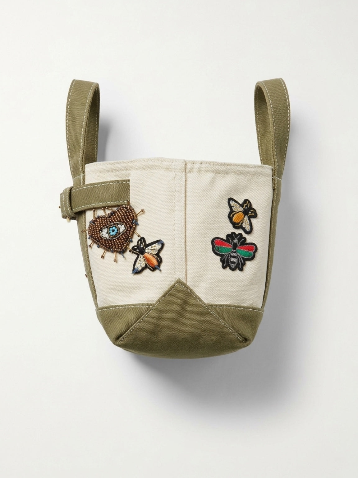 Take the Scenic Route Mini Tote — Patched Canvas Bag
